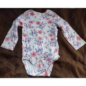Carter's 24 Months Floral Long Sleeve Bodysuit